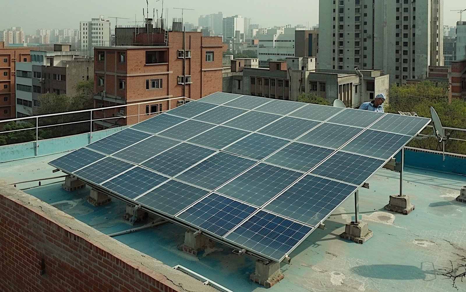 solar panel on home
